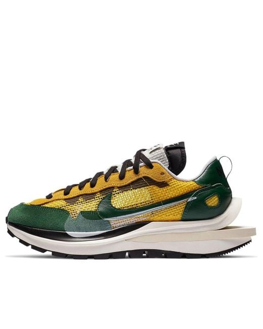 Nike Yellow X Sacai Vaporwaffle 'Tour' for men