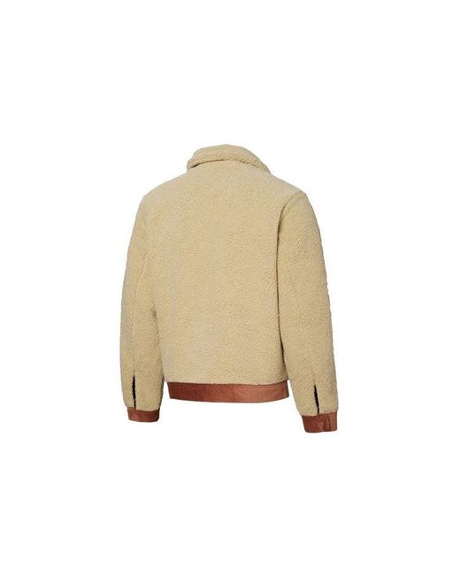 PUMA Brown Cord Embroidered Logo Reversible Corduroy Jacket for men