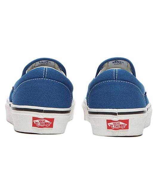 Vans Blue Classic Slip-On 98 Dx Shoes for men