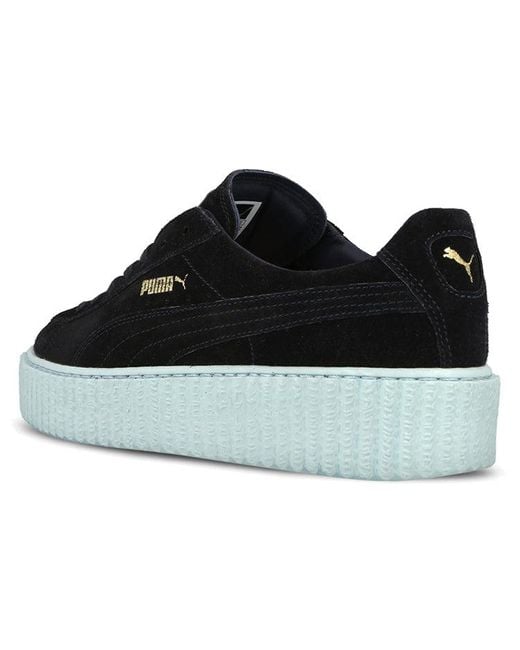 PUMA Black (Wmns) Fenty X Suede Creeper 'Peacoat'