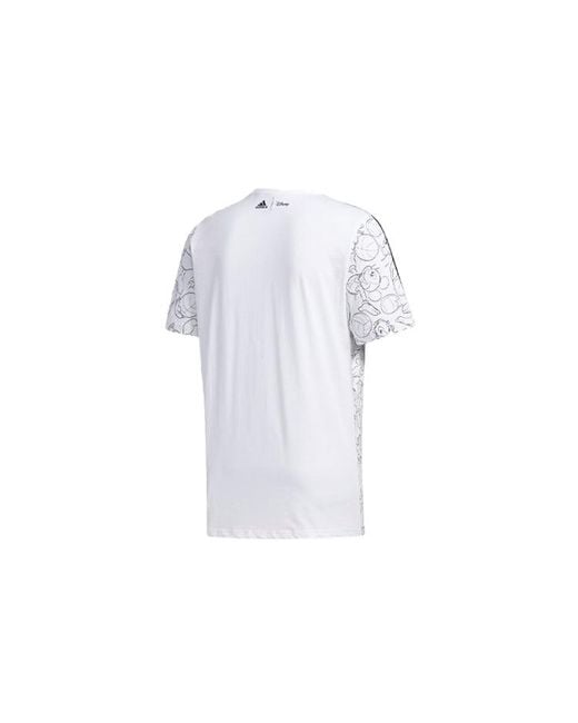 Adidas White M Dsny Aop T Training Sports for men