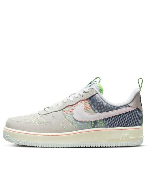 Nike Blue Air Force 1 '07 Premium 'Sashiko' for men