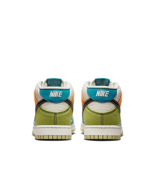 Nike Blue Dunk Mid 'Pale Ivory Multi' for men