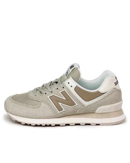 New Balance White (Wmns) 574 'Olivine Dark Stoneware'