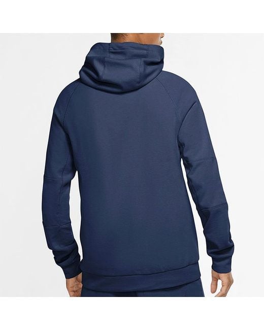 Nike Blue Sports Cozy Full-Zip Hooded Jacket for men