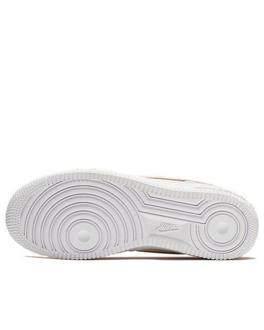 Nike White (Wmns) Air Force 1 Low '07 Lux 'Basketball Print'