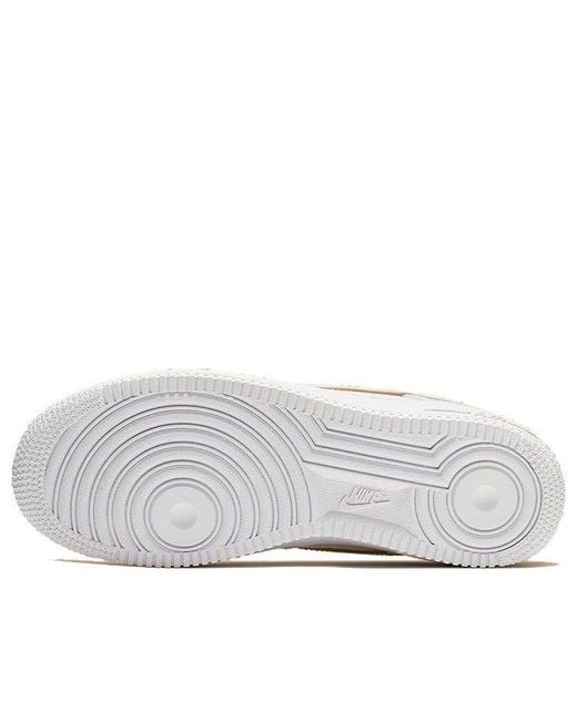 Nike White (Wmns) Air Force 1 Low '07 Lux 'Basketball Print'