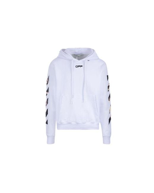 Off-White c/o Virgil Abloh Blue Ss20 Caravaggio Arrow Back Arrows Sketch Logo Normal Fit Sweater for men