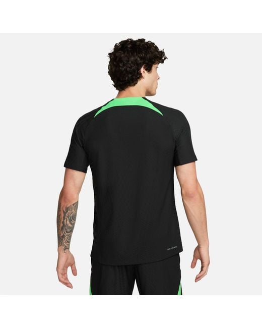 Nike Black Dri-Fit Adv Strike Elite Logo Liverpool Training Jersey for men