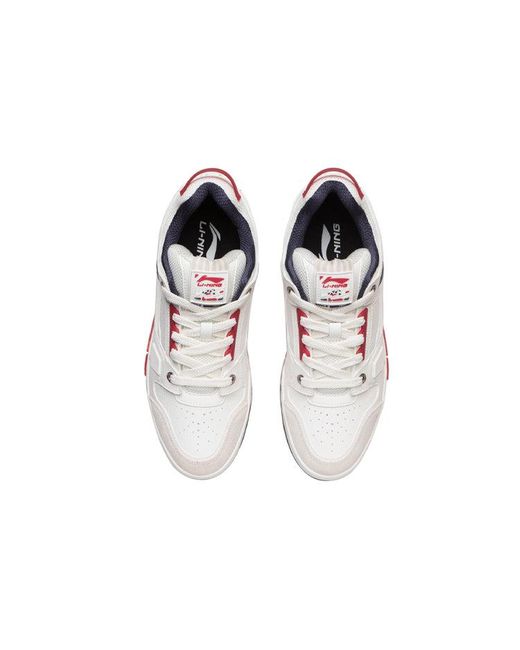 Li-ning White Low-Top for men