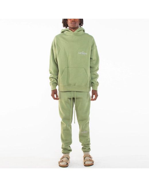 Fear Of God Green Fw21 Vintage Hoodie X Union La for men