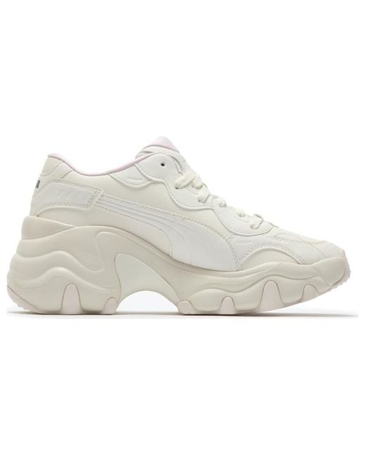 PUMA White (Wmns) Pulsar Wedge Logo Play