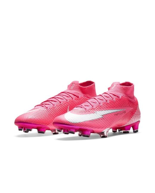 Nike Pink Kylian Mbapp X Mercurial Vapor 13 Elite Fg Panther' for men