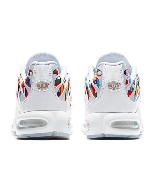 Nike White Air Max Plus 'International Flag' for men