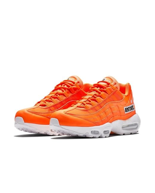 Nike Orange Air Max 95 'Just Do It' for men