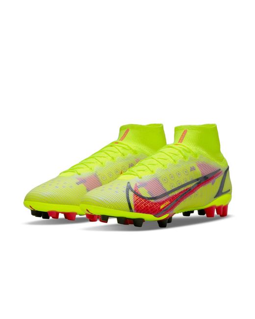 Nike Yellow Mercurial Superfly 8 Elite Ag 'Motivation Pack' for men