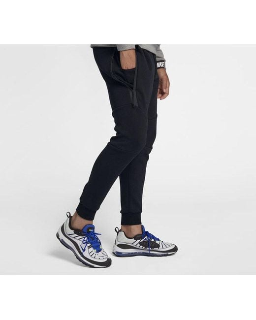 Nike Black Sportswear Tech Fleece Casual Sports Long Pants for men