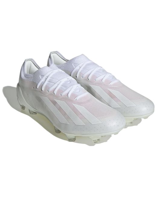 Adidas White X Crazyfast.1 Fg 'Triple' for men
