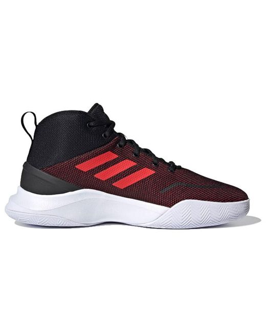 Adidas Multicolor Mens Ownthegame Basketball Sneakers Shoes - Black, Red, Black/red/white, 11.5 for men