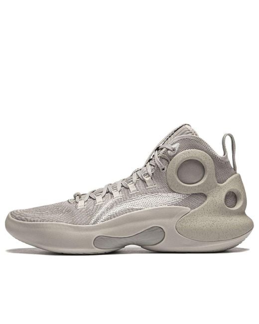 Li-ning Gray Yushuai Ultra Mid 'Rock' for men