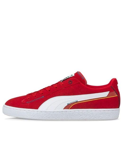 PUMA Red Suede Displaced for men