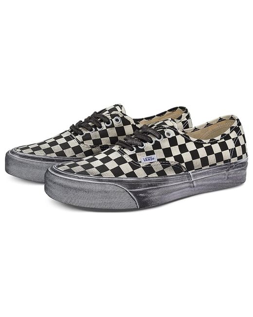 Vans Black Vault Og Authentic Lx 'Stressed Checkerboard' for men