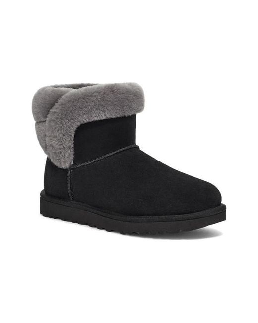 Ugg Black (Wmns) Saniya Mini Suede Classic Boot