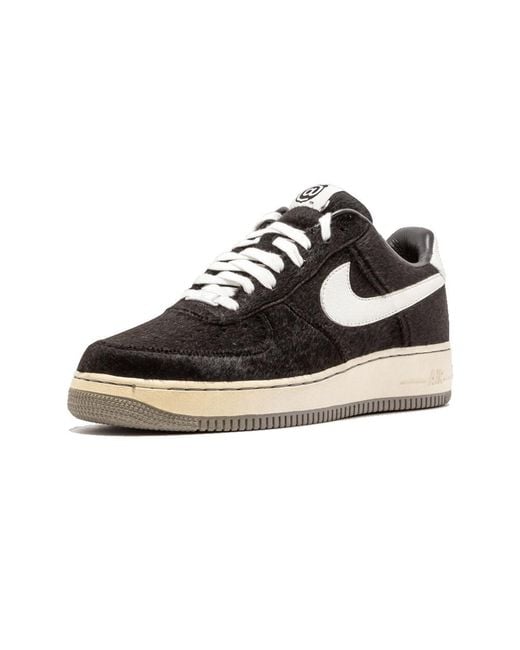 Nike Black Air Force 1 Low Prm Tz 'Bearbrick' for men