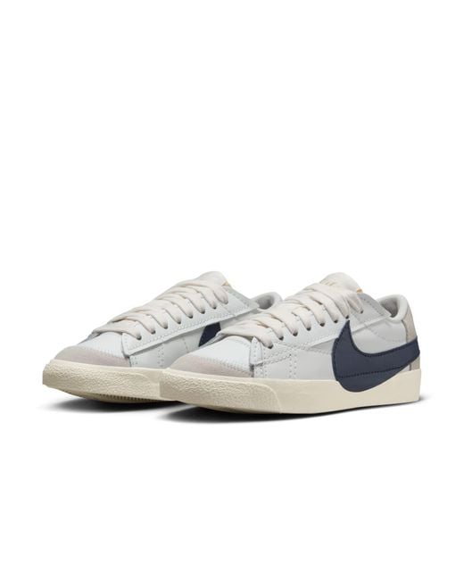 Nike Blue (Wmns) Blazer Low Jumbo 'Olympic Nouveau Classique'