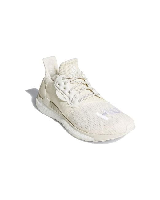 Adidas White X Pharrell Solar Hu Glide Prd 'Cream' for men