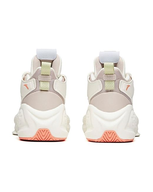 Anta White (Wmns) Life Series Sneakers Mid 'Oatmeal'
