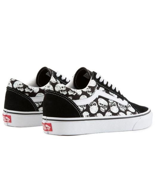 Vans Black Old Skool 'Tm Glow Skull' for men