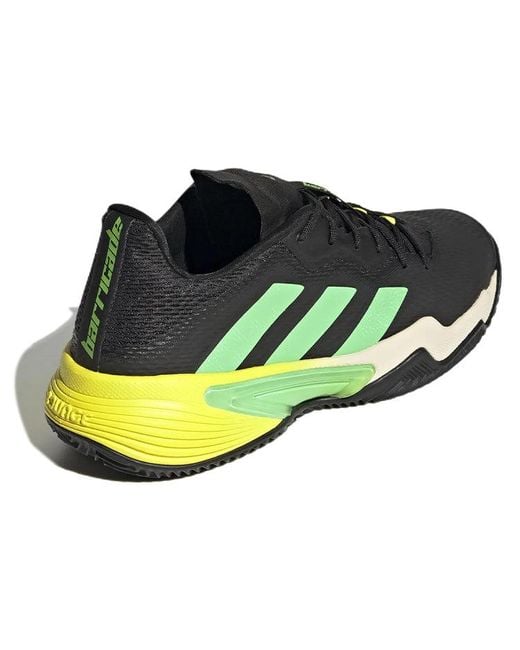 Adidas Green Barricade Clay Tennis Shoes for men