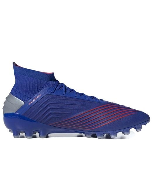 Adidas Blue Predator 19.1 Ag 'Bold Metallic' for men