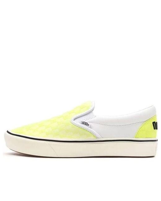 Vans White Penn X Comfycush Slip-On for men