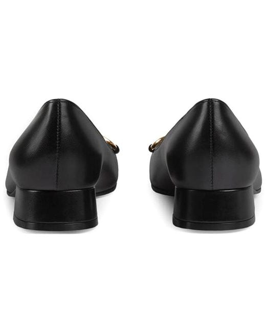 Gucci Black (Wmns) Ballet Flat With Horsebit Leather'