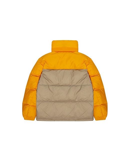 New Balance Yellow Classic Reversible Puffer Jacket