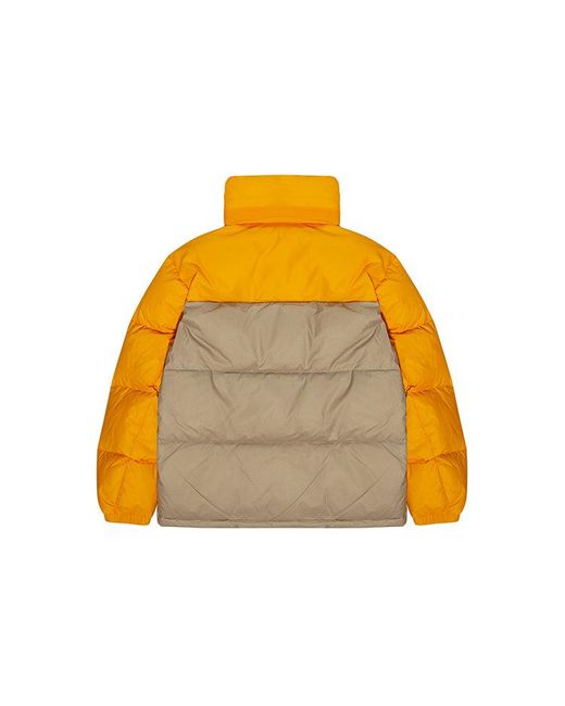 New Balance Yellow Classic Trend Two Sides Puffer Jacket