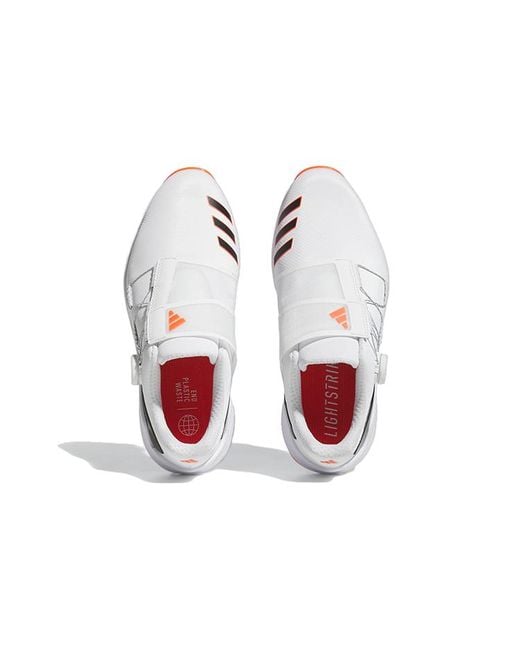 Adidas White Zg23 Boa Golf Shoes 'Cloud Semi Solar' for men