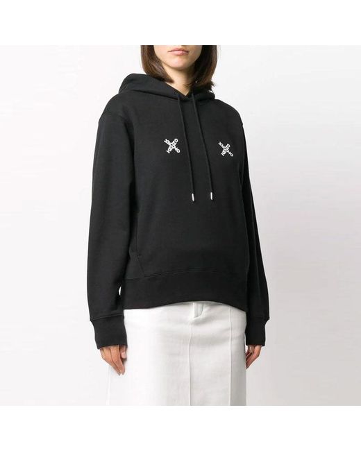 KENZO Black (Wmns) Fw20 Hooded Long Sleeves Hoodie Sports