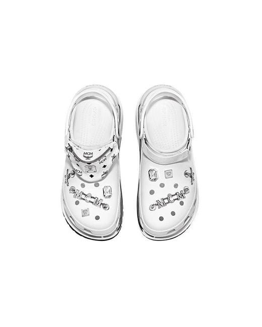 CROCSTM White X Mcm Mega Crush Clogs