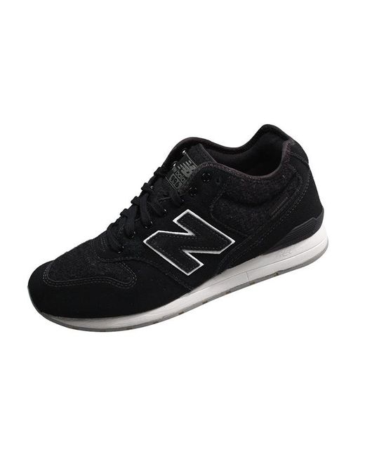 New Balance Black Nb 996 Low Tops Retro Sports Shoe for men