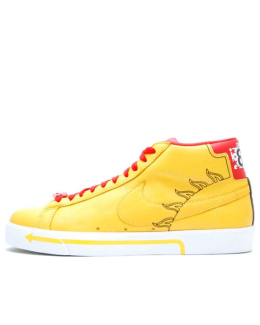 Nike Michael Lau X Blazer Premium Sb Skateboard 'china Bmx' in Yellow for  Men | Lyst