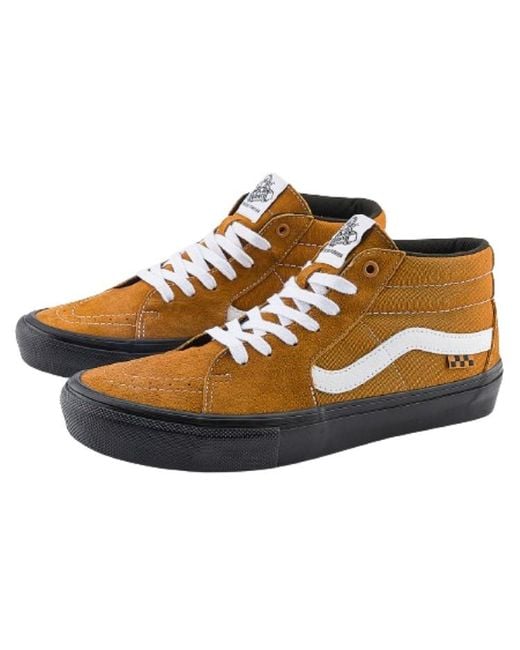 Vans Brown Skate Grosso Pig Suede for men