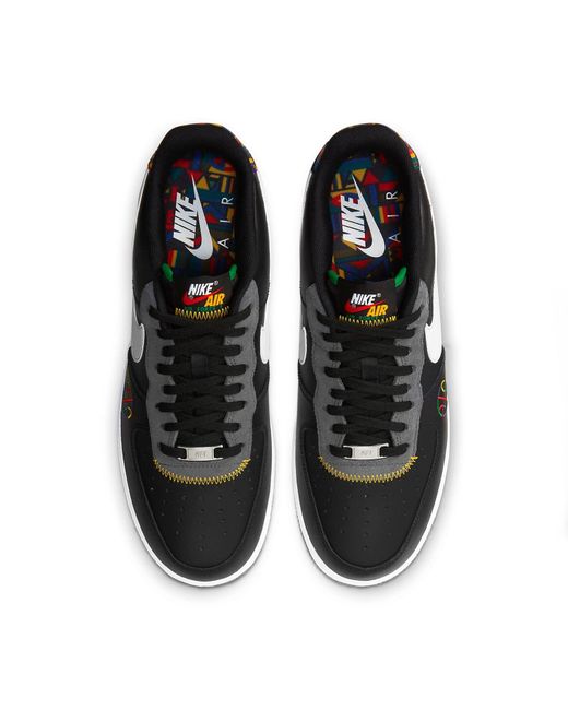 Nike Black Air Force 1 '07 Lv8 'Live Together, Play Together' for men