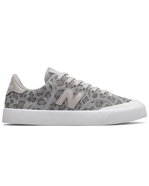 New Balance Gray Pro Court Retro Low Tops Casual Skateboarding Shoes for men