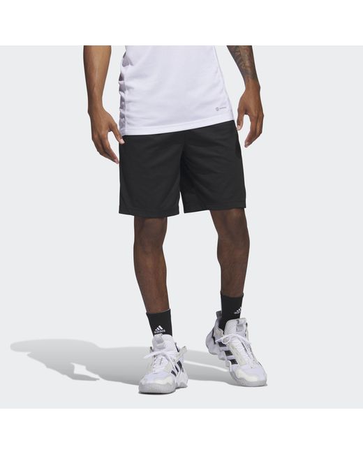 Adidas Black Basketball Badge Of Sport Shorts for men