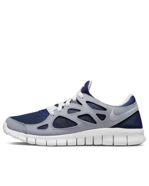 Nike Blue Free Run 2 'Midnight Wolf' for men