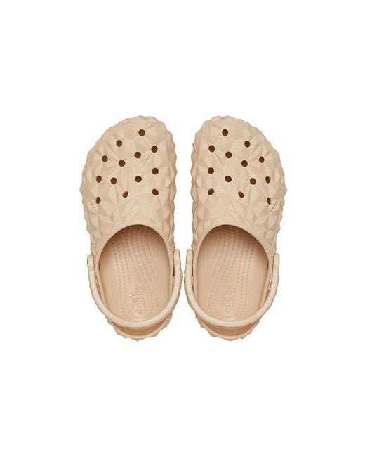 CROCSTM Natural Classic Geometric Clogs