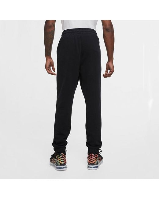 Nike Black Lebron Velvet Foot Pants Casual Loose Trousers for men